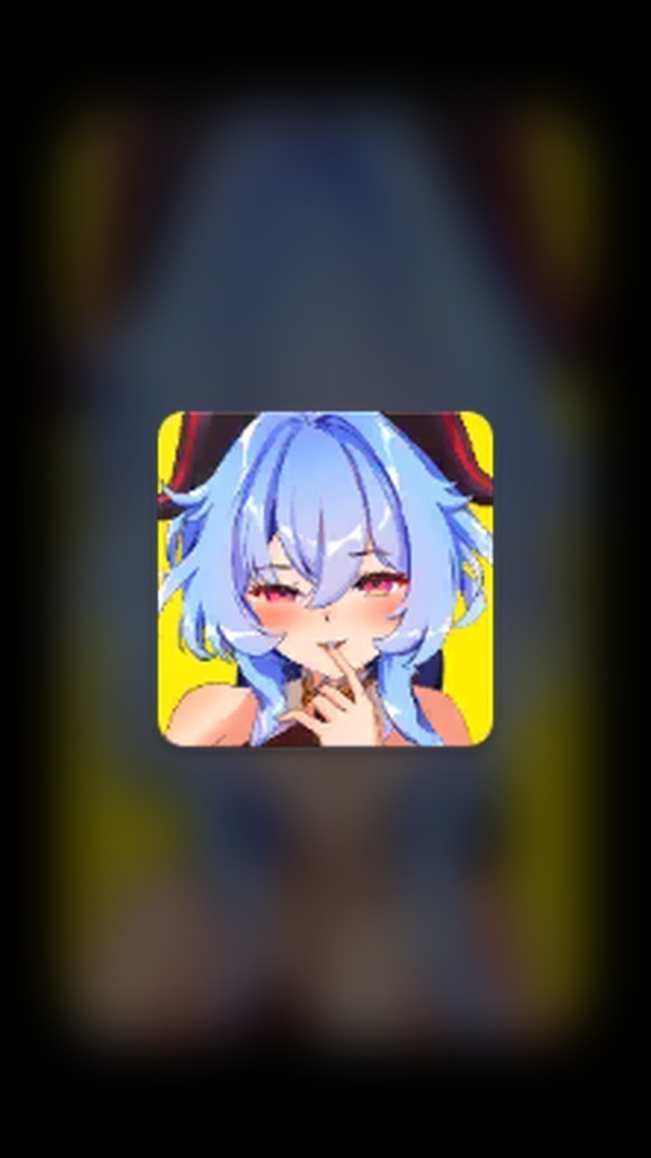 甘雨触摸互动画面
